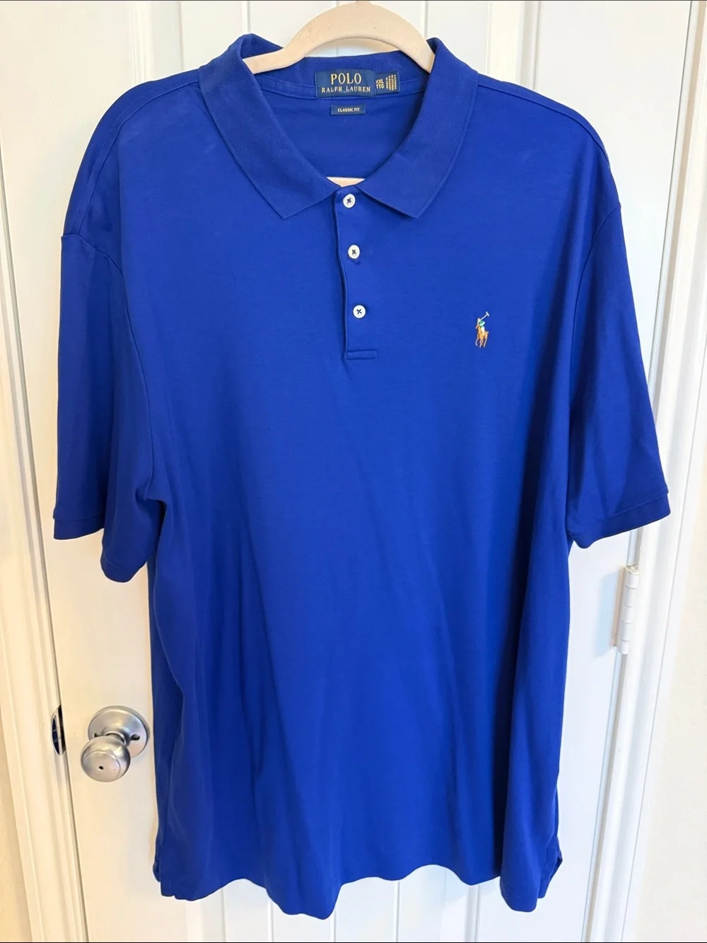 Polo by Ralph Lauren Bright Blue Short-Sleeve Polo Shirt XXL